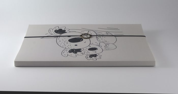 Notitieboek Grande Koala Grijs Gelijnd - Afbeelding 3