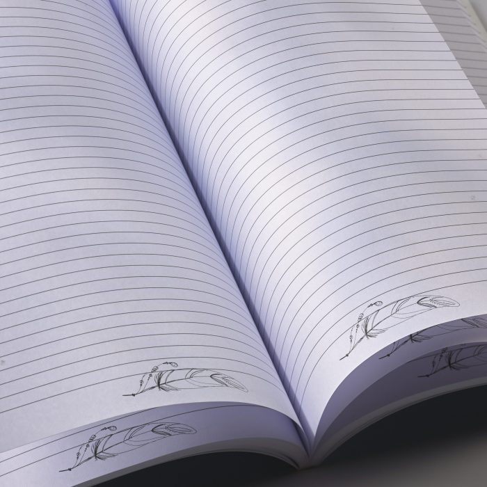A4 Notitieboek Dromenvanger Blauw Gelijnd - Afbeelding 4