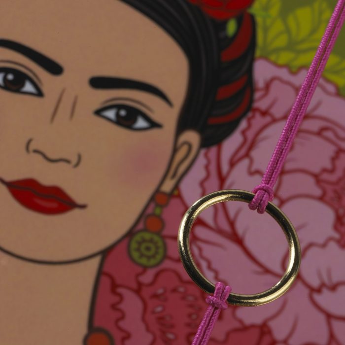 A4 Notitieboek Frida Kahlo Roze Gelijnd - Afbeelding 5