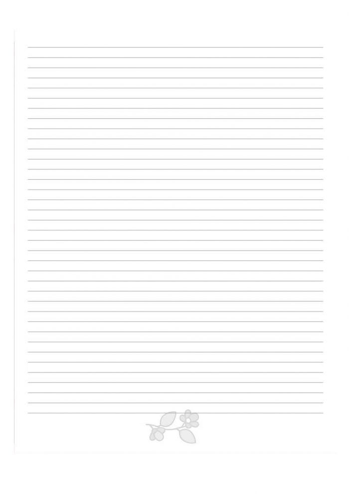 Notitieboek Bloem Happiness Grijs Gelijnd - Afbeelding 2