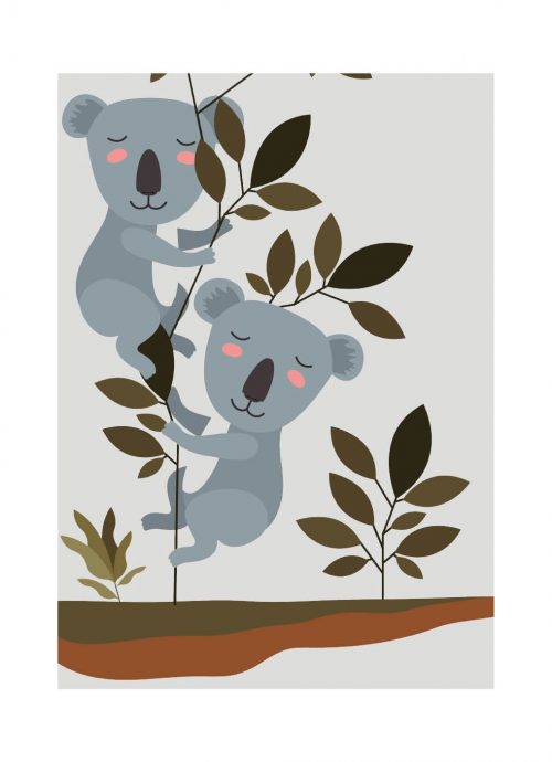 Notitieboek Grande Koala Grijs Gelijnd
