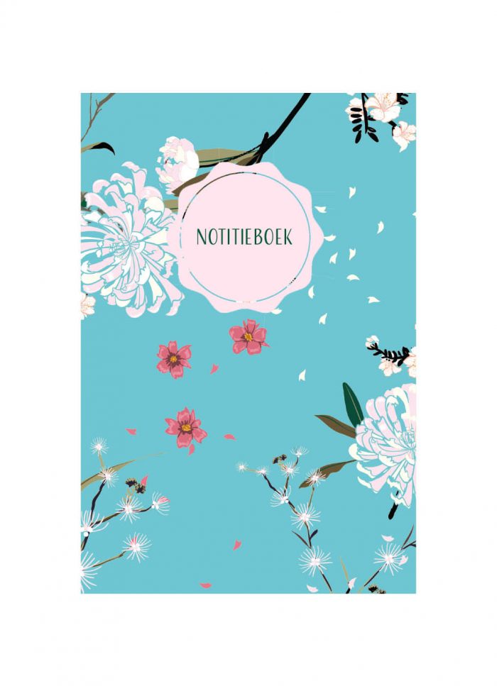 A5 Notitieboek Japan Blauw Gelijnd