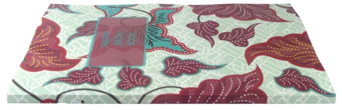 A4 Notitieboek Batik Classic Turquoise Gelijnd - Afbeelding 6