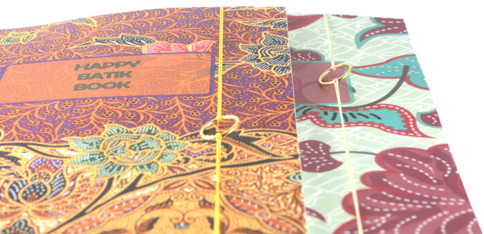 A4 Notitieboek Batik Classic Turquoise Gelijnd - Afbeelding 7