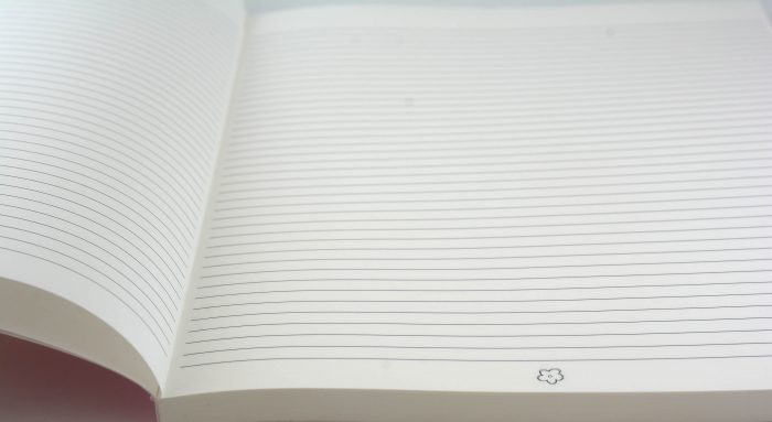 A4 Notitieboek Bloemen Geel Gelijnd - Afbeelding 4