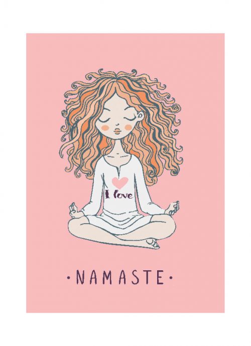 Notitieboek Grande Yoga Meisje Roze