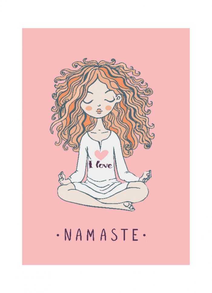 Notitieboek Grande Yoga Meisje Roze