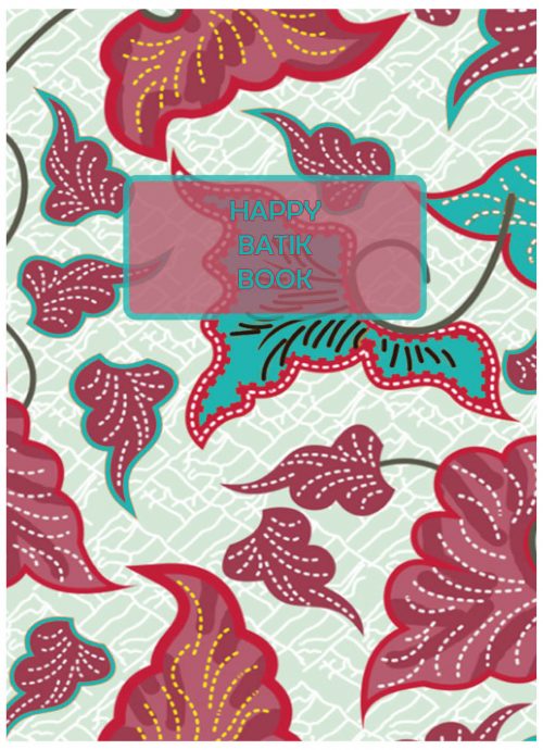 A4 Notitieboek Batik Classic Turquoise Gelijnd
