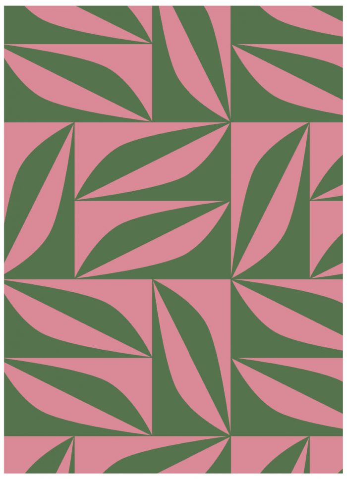 A4 Notitieboek Design Groen Roze Gelijnd