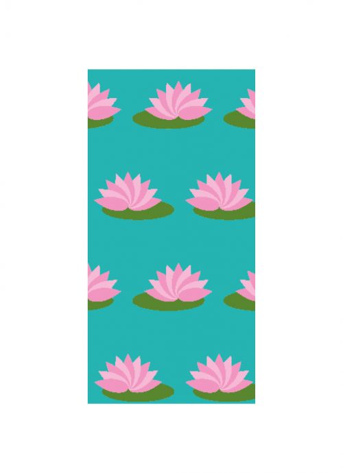 To Do Boek Lotus Turquoise Roze Gelijnd