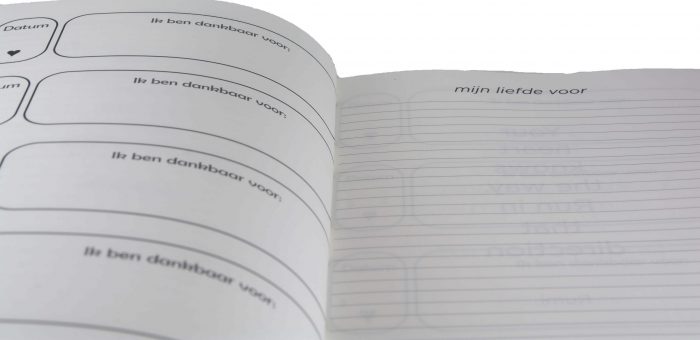 Dagboek Dankbaarheid Hartjes Zwart en Rood - Afbeelding 9