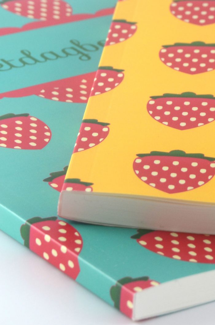 Eetschrift-Dagboek Aarbeien Turquoise - Afbeelding 7