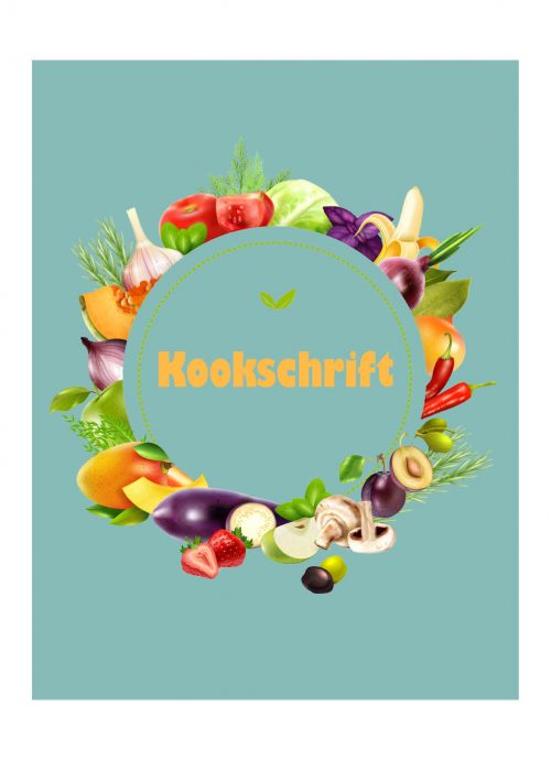 Kookschrift Receptenboek Blauw
