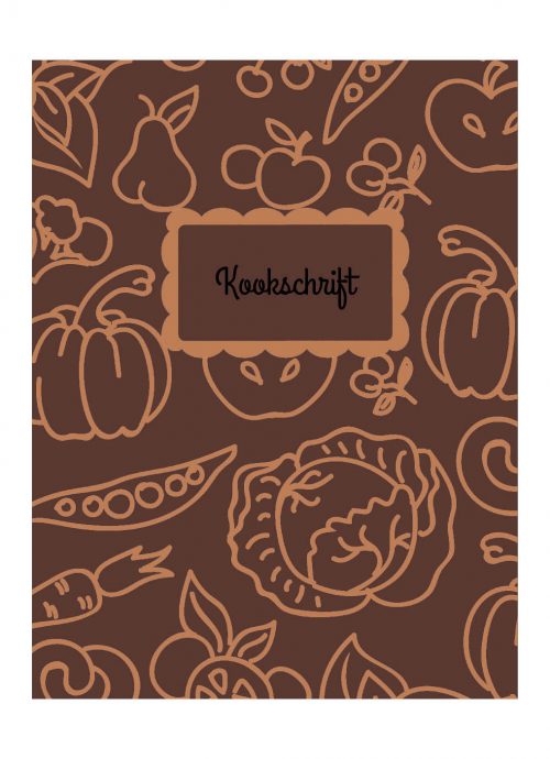 Kookschrift Receptenboek Bruin