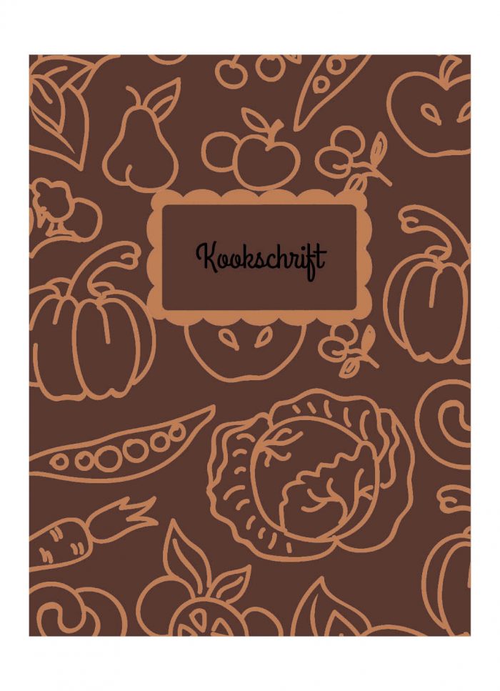 Kookschrift Receptenboek Bruin