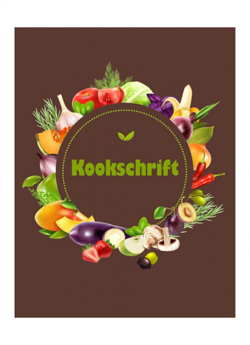 Kookschrift Receptenboek Bruin