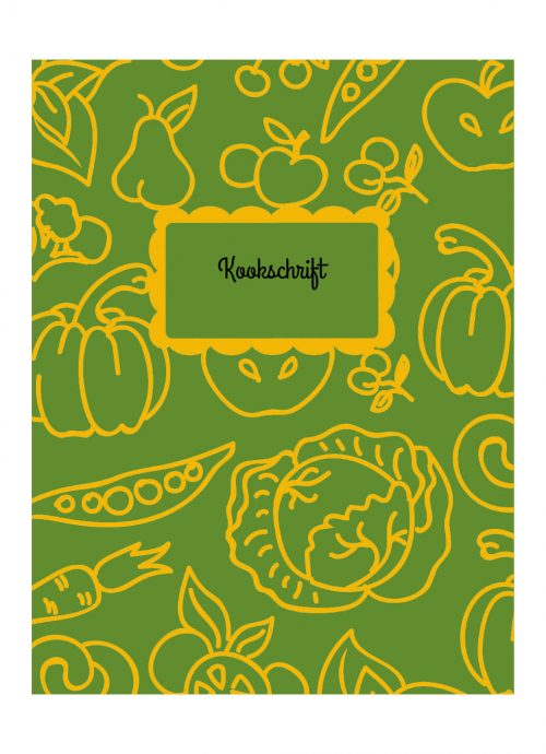 Kookschrift Receptenboek Groen Geel