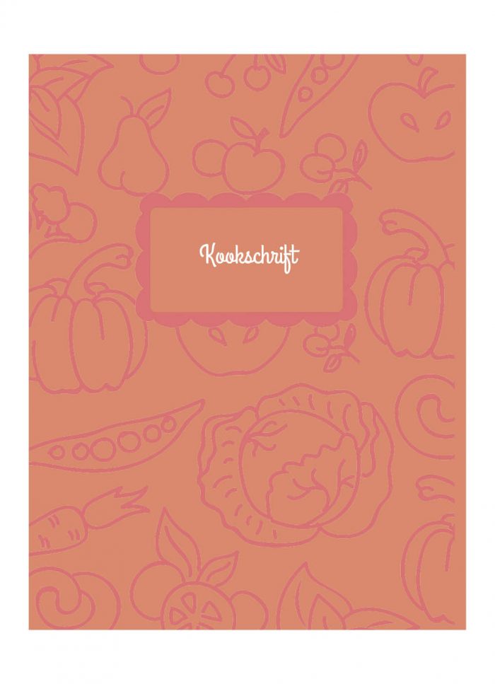 Kookschrift Receptenboek Roze Oranje