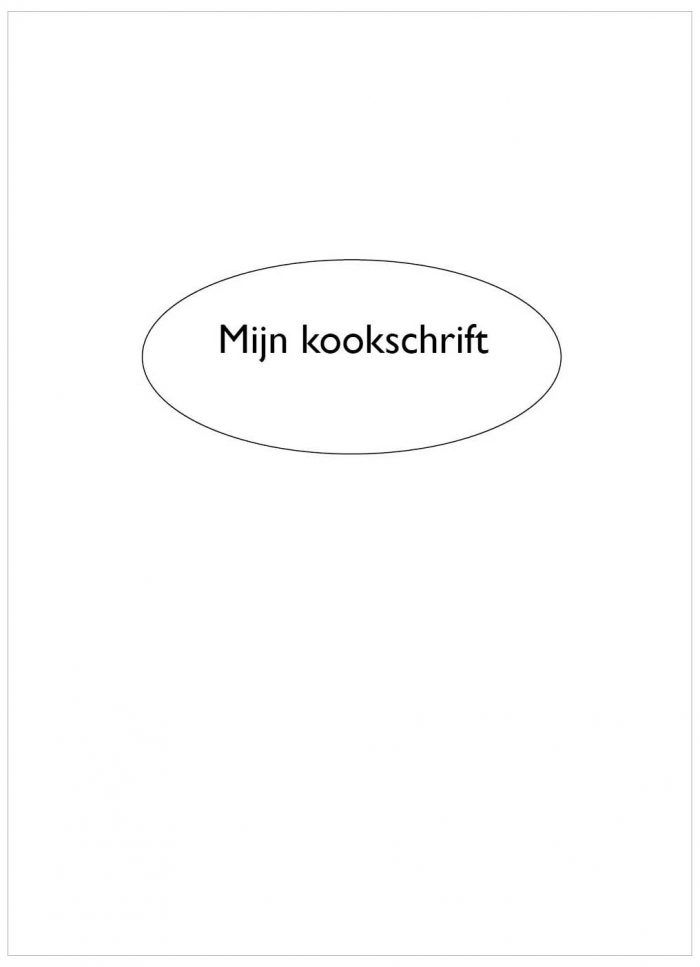 Kookschrift Receptenboek Bruin Crème - Afbeelding 4