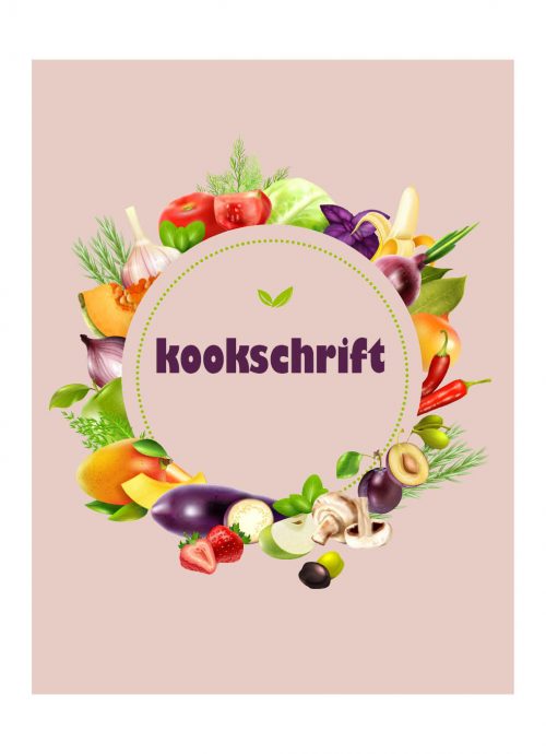 Kookschrift Receptenboek Roze