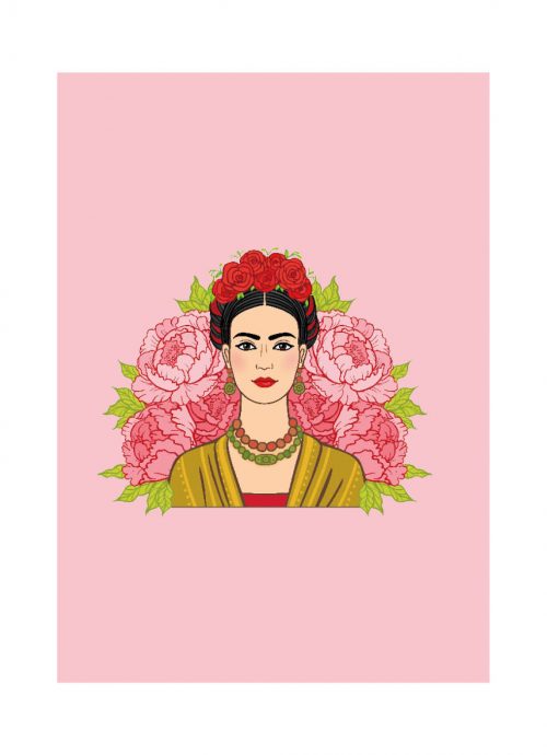 Planner Frida Kahlo Roze Hardcover