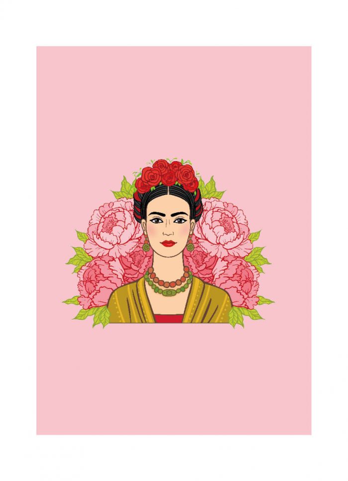 Planner Frida Kahlo Roze Hardcover