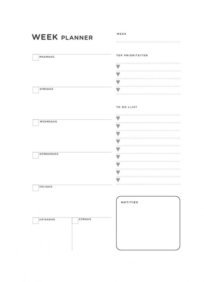 Planner Roosjes Groen - Afbeelding 2