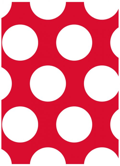 A4 Notitieboek Polkadots Rood Wit Gelijnd