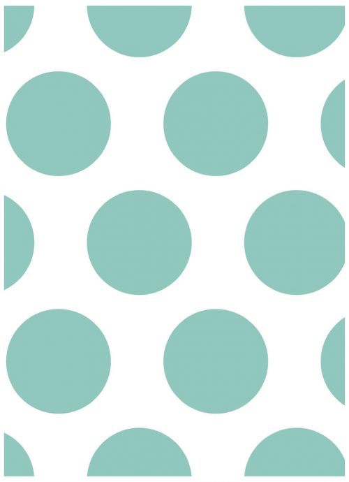 A4 Notitieboek Polkadots Zeegroen Gelijnd