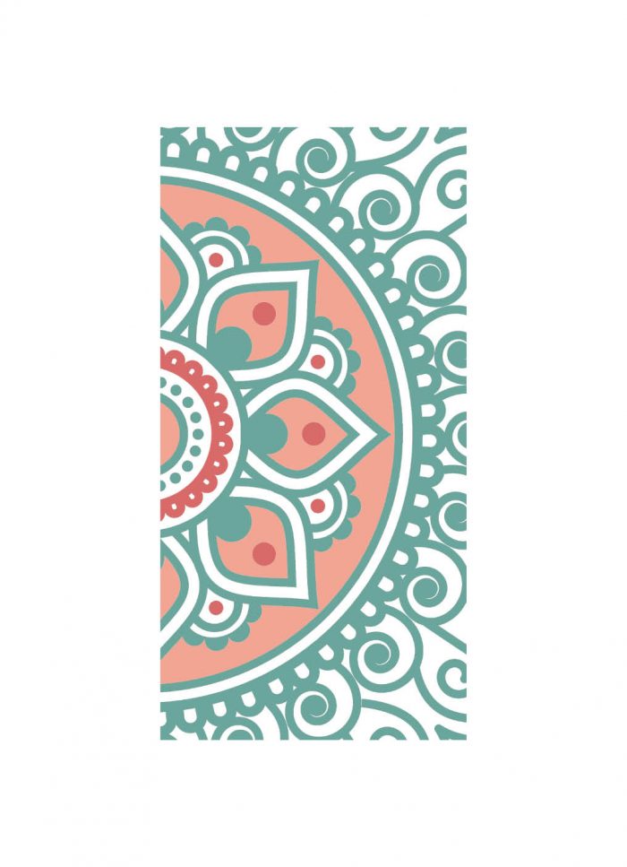 To Do Boek Mandala Zeegroen Wit Gelijnd