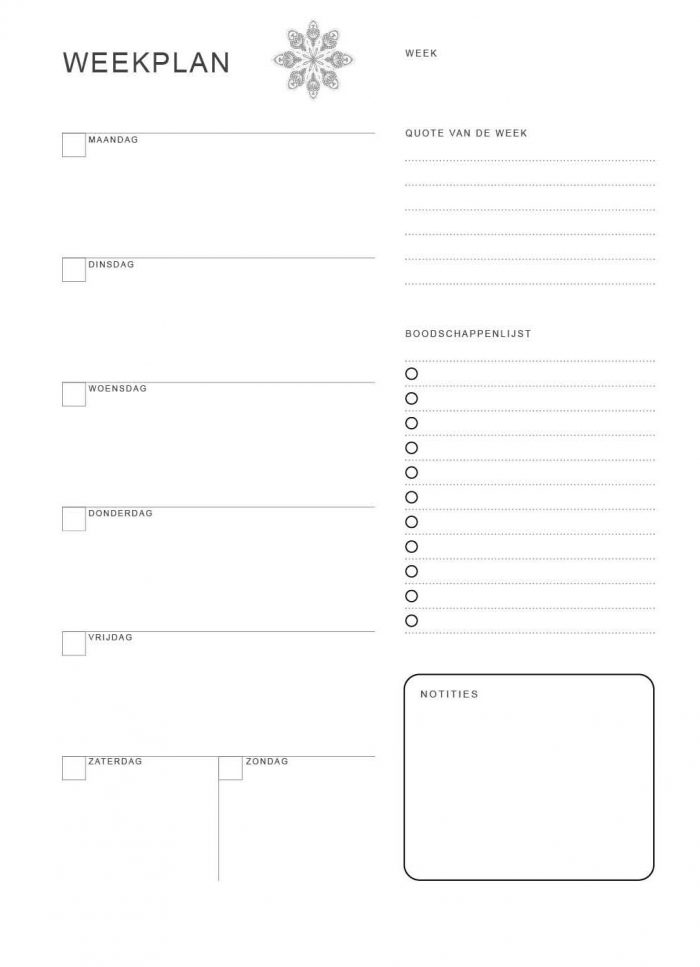 A4 Planner Lotus Roze - Afbeelding 4