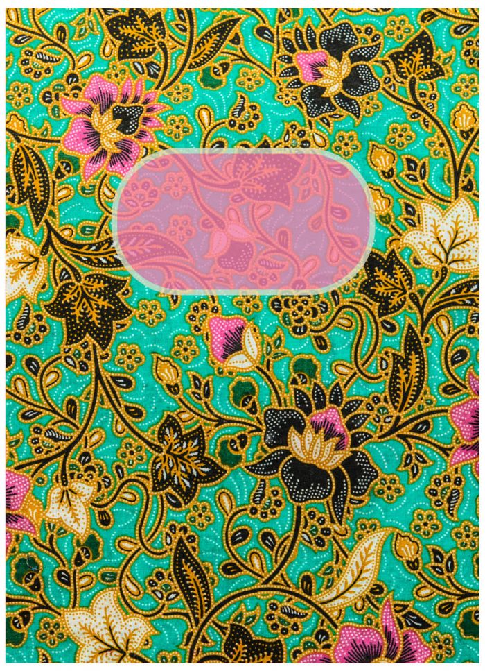 A4 Planner Batik Roze Turquoise Week