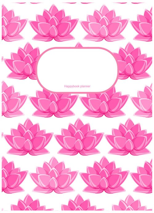 A4 Planner Lotus Roze