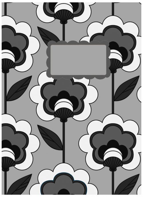 A4 Planner Retro Zwart Wit