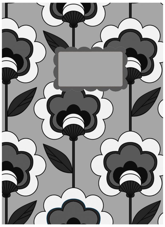 A4 Planner Retro Zwart Wit