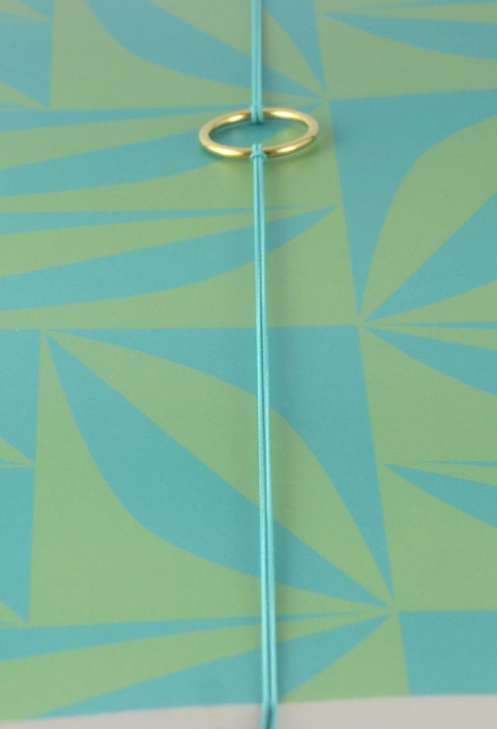 A4 Notitieboek Patroon Turquoise Groen Gelijnd - Afbeelding 5