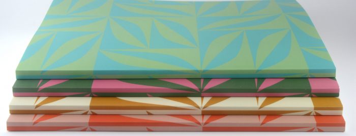 A4 Notitieboek Patroon Turquoise Groen Gelijnd - Afbeelding 3