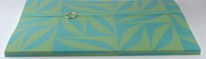A4 Notitieboek Patroon Turquoise Groen Gelijnd - Afbeelding 4
