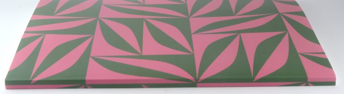 A4 Notitieboek Design Groen Roze Gelijnd - Afbeelding 3