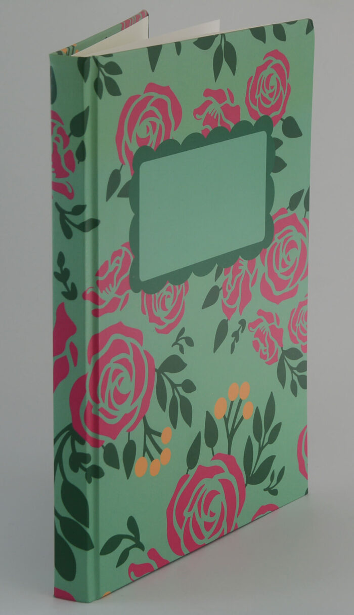 Planner voor 52 weken, motivatie planner, business planner, roosjes groen