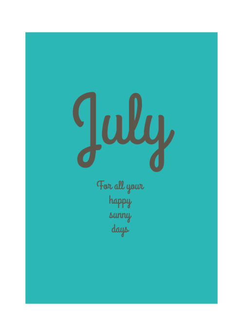 Dagboek July Maand Boek