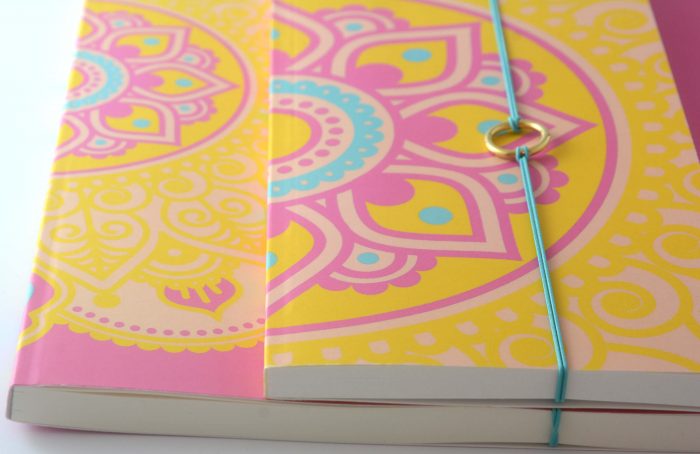 To Do Boek Mandala Geel Roze Gelijnd - Afbeelding 3