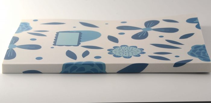 Notitieboek Grande Bloemen Blauw Gelijnd - Afbeelding 3
