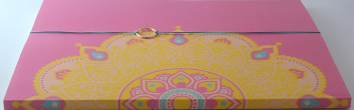 A4 Notitieboek Mandala Roze gelijnd - Afbeelding 3