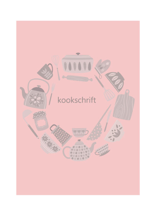 Kookschrift Receptenboek Roze