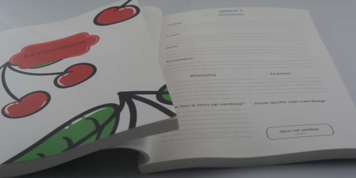 Eetschrift-Dagboek Kersjes Wit en Rood - Afbeelding 7