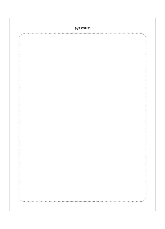 Kookschrift Receptenboek Zwart Paars - Afbeelding 3
