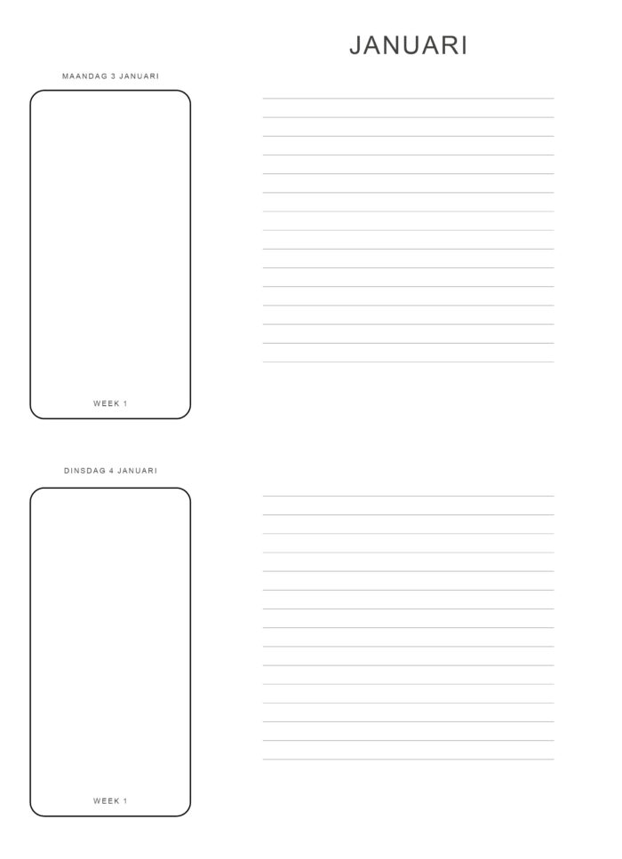 Agenda 2025 Beige Maan - Afbeelding 3