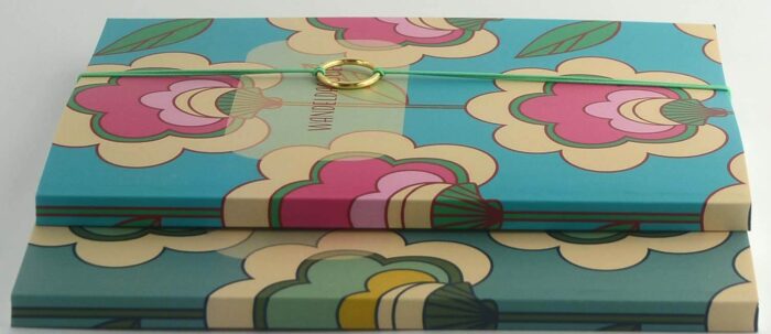 Wandeldagboek Patroon Blauw Roze - Afbeelding 9