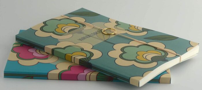 Wandeldagboek Patroon Blauw Roze - Afbeelding 8